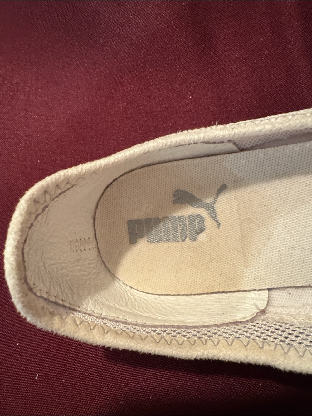 Y2K Puma Women’s White Slip-On Mesh & Patent Leather Ballet Flats - Size 7.5 - Picture 12 of 14